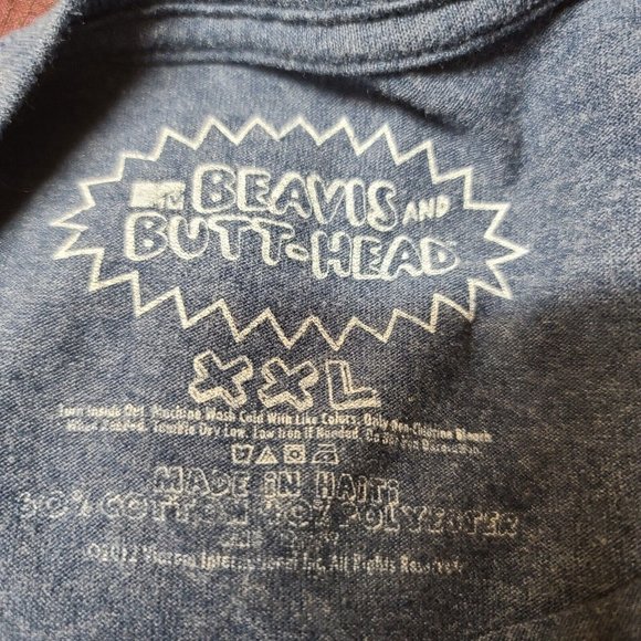 2012 MTV Beavis and Butthead XXL I Am The Great Cornholio Mike Judge T-Shirt - Picture 9 of 9